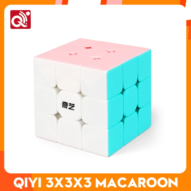 Qiyi Neon Series Magic cube Makaron puzzle decompression toy pyraminx