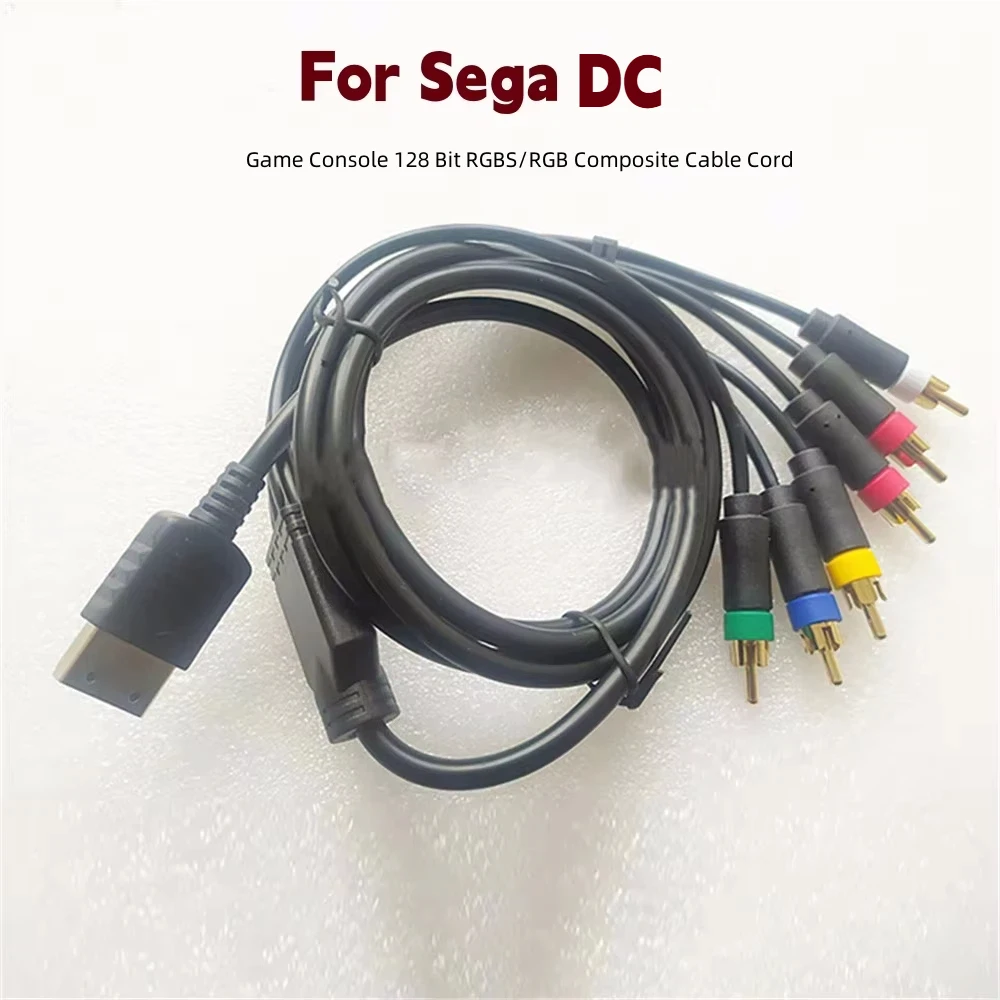 

For Sega DC Game Console 128 Bit Professional RGBS/RGB Composite Cable Cord Replace Accessories