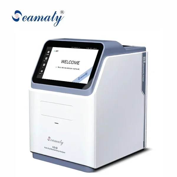 2026 Premium Fully automatic blood chemistry analyzer 4.6kg mini portable dry biochemistry analyzer