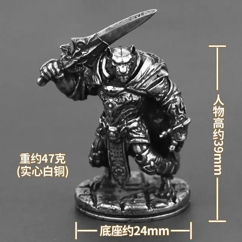 Миниатюры тигра-воина из сплава, игрушечные автомобильные украшения, доспехи, статуэтка самурая, фигурки «сделай сам», миниатюры, крутые подарки для мужчин
