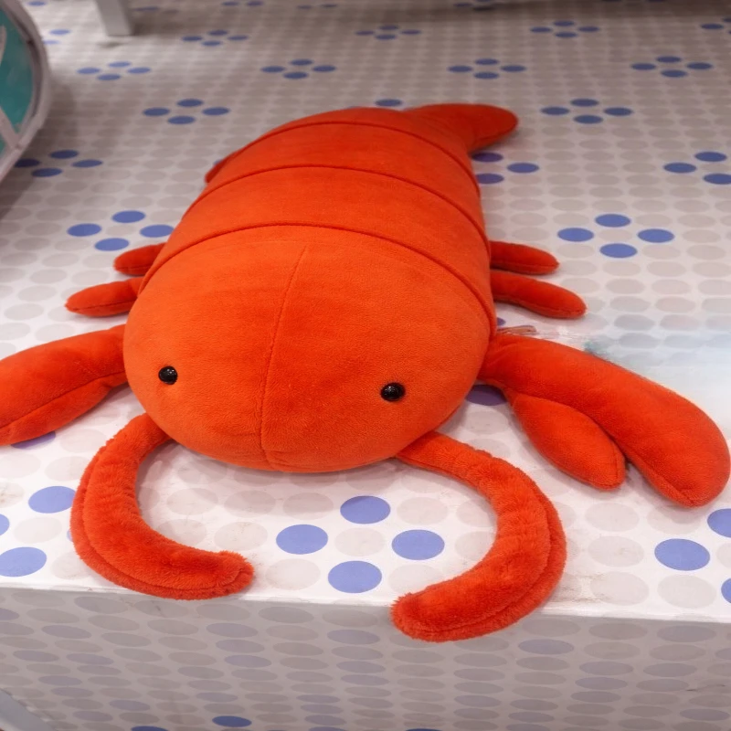 

2026 New Kawaii Lobster Plush Toy Soft Stuffed Animal Cute Plush Doll Kids Birthday Gift Room Decoration Home Decor Plushie