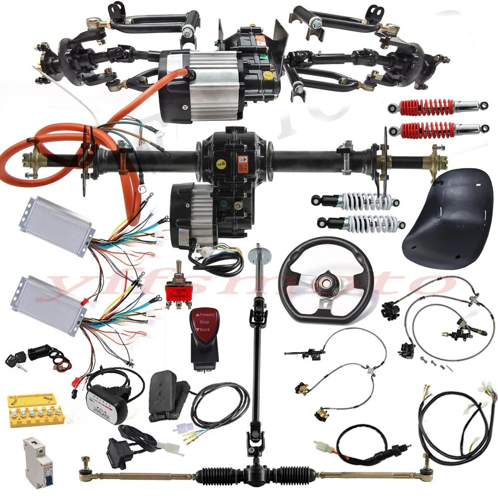 

Front Drive Shaft 34'' Rear Axle Kits 48V 1000W Differential Motor for Mower ATV