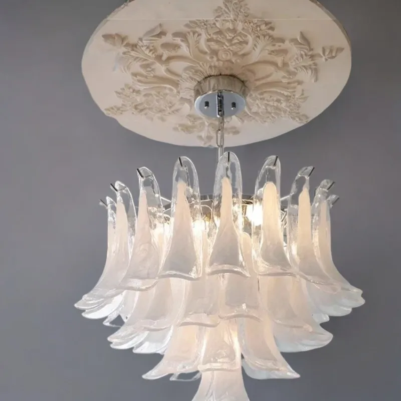 

2025 Modern luxury Crystal Chandeliers Suitable for Living Room Gold Long lustre Ceiling Height adjustable luminaire