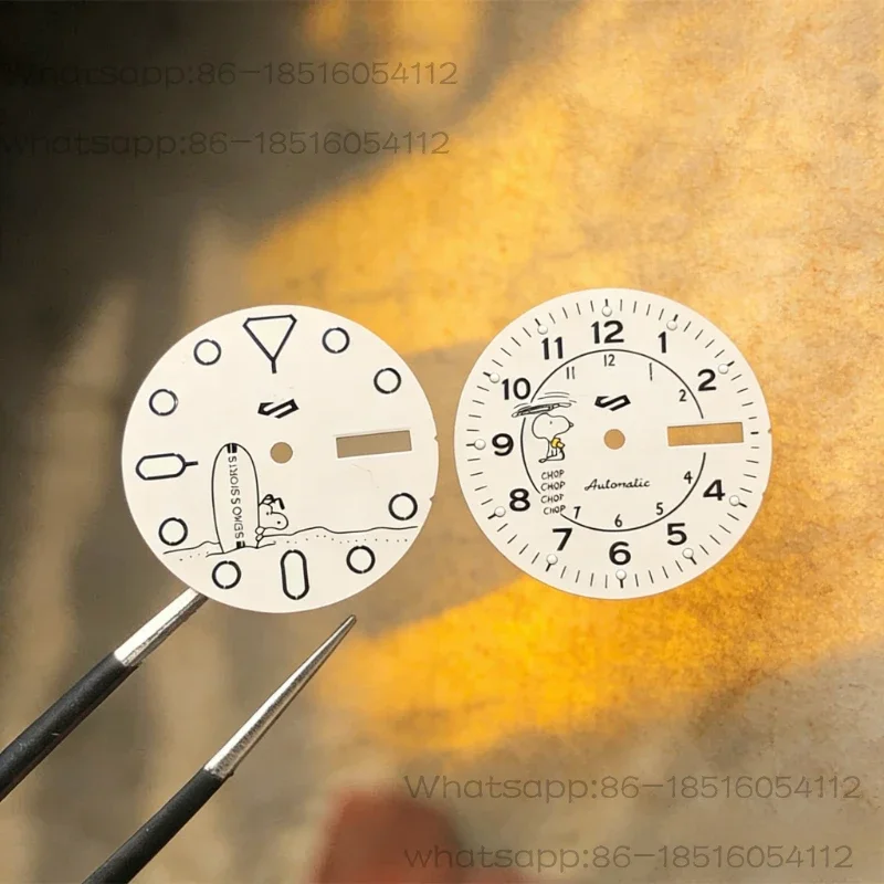 Customs 28.5mm Animated Co-branded Modified Watch Dial | Compatible with Seiko5-series 285mm Fit 3.0 and 3.8 NH35/NH36 Movement