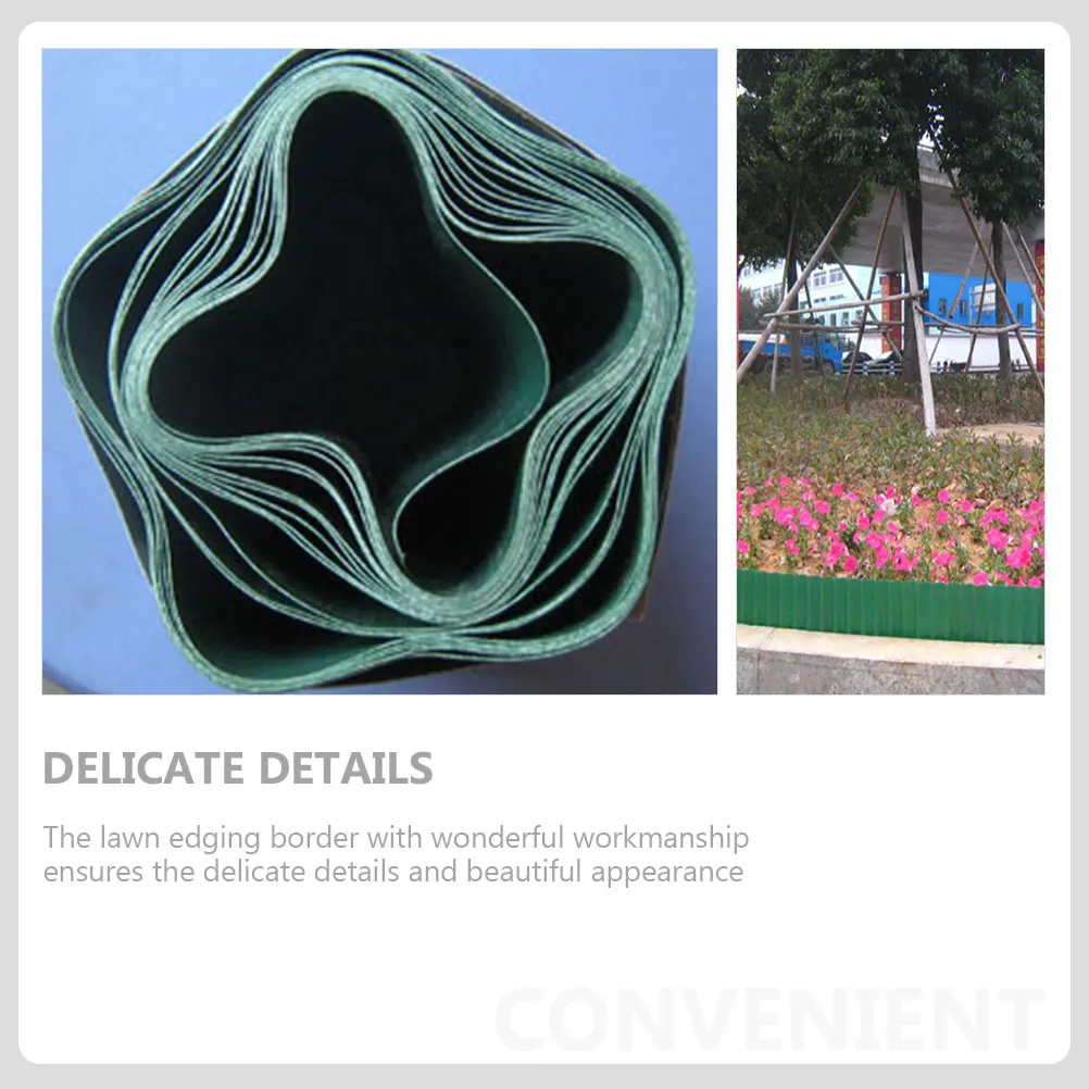 

Gardening Fence Flowerbed Border Edging for Gardens Plastic Lawn Divider Fencing