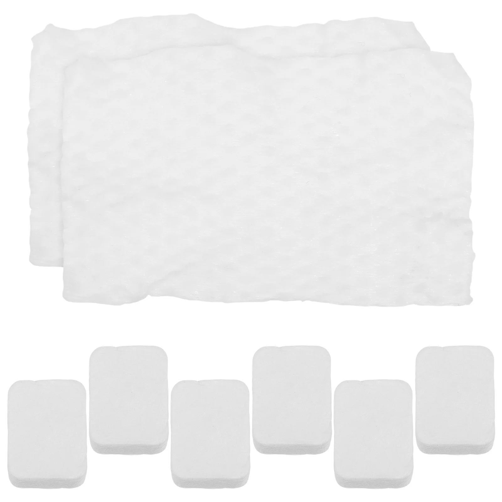 8Pcs Cotton Cleansing Pads Thickened Pearl Pattern Makeup Remover Pads Facial Lip Eye Cotton Rounds for Skincare Beauty