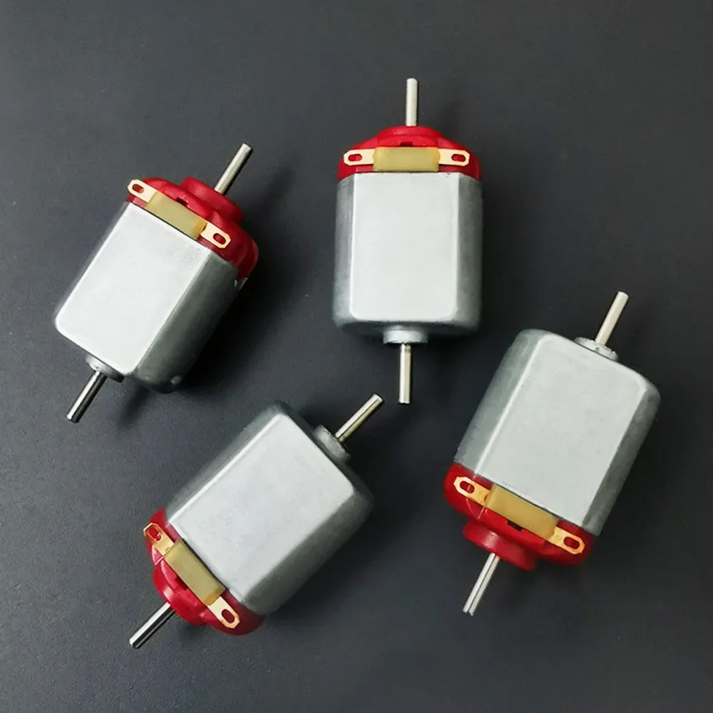 4PCS/lot Mini 130 Electric Motor DC 3V 5V 6V 3V 12000RPM High Speed Dual Shaft Engine Motor Small Fan RC Boat Toy Car Model