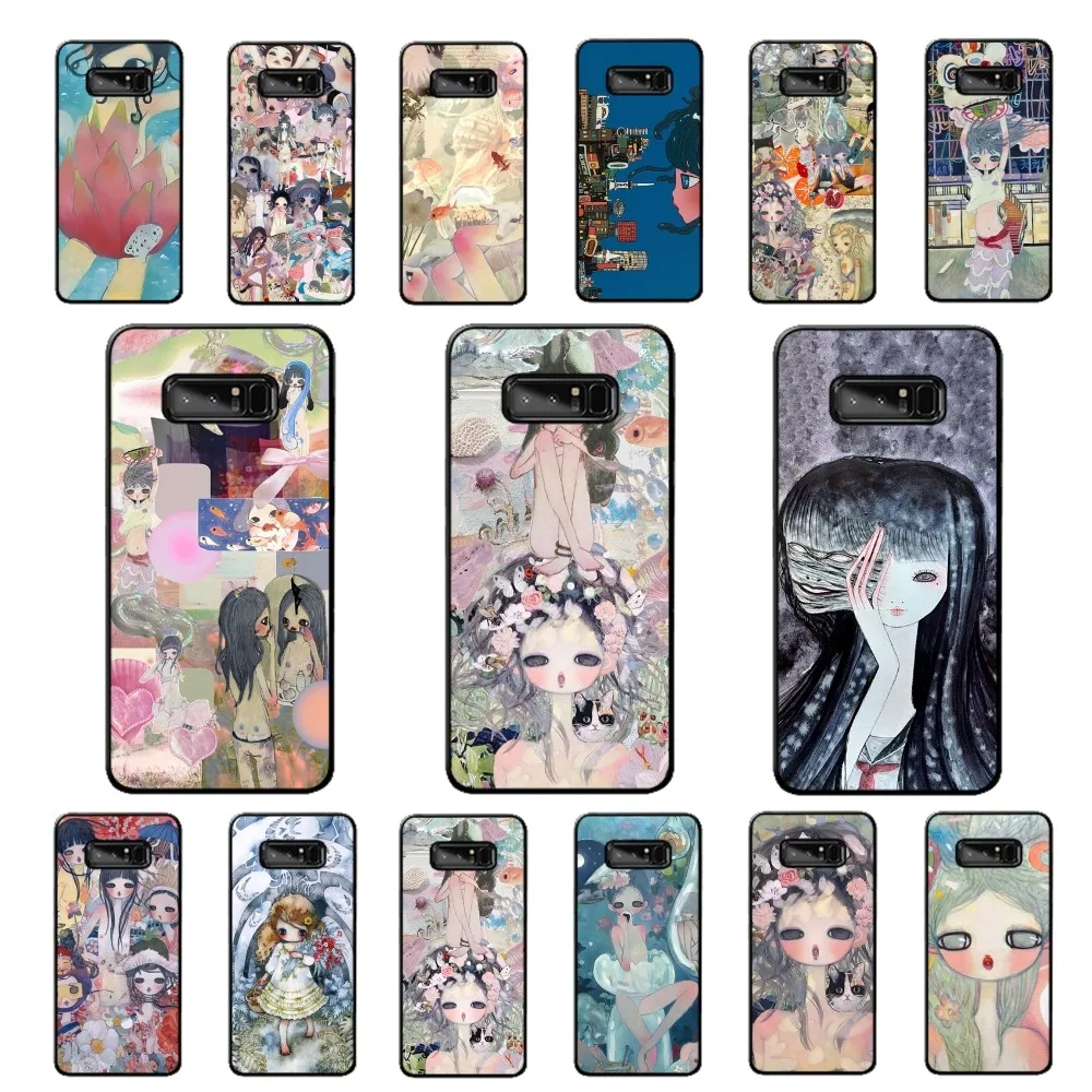 Aya Takano Phone Case For Samsung Note 8 9 10 20 pro plus lite M 10 11 20 30 21 31 51 A 21 22 42 02 03