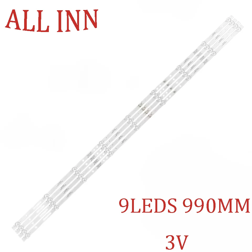 

Лента светодиодной подсветки, 9 ламп для AWOX U5100 U5000STR/4K 303KJ5010040A 303KJ500038 KJ50D09-ZC22AG-017A 05 9S1P KJ500M09 HPK950