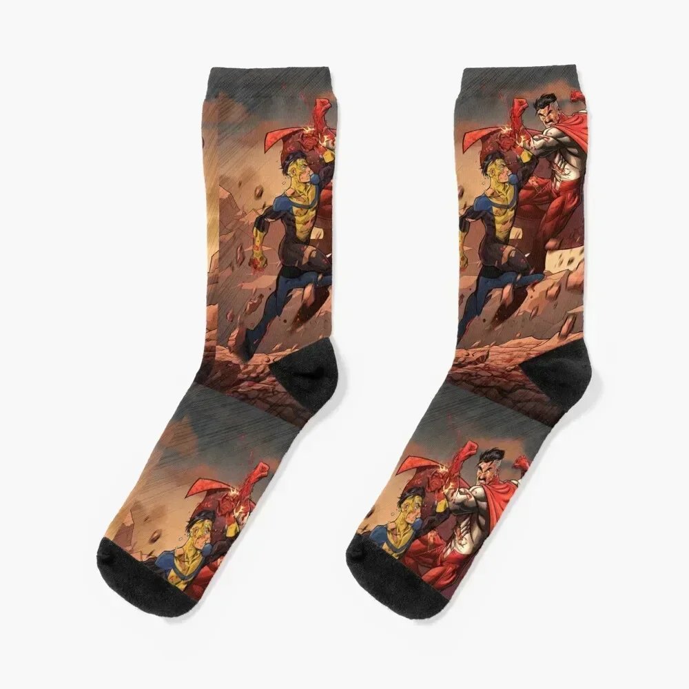

son vs father Socks with print designer Sports Women Socks Men's