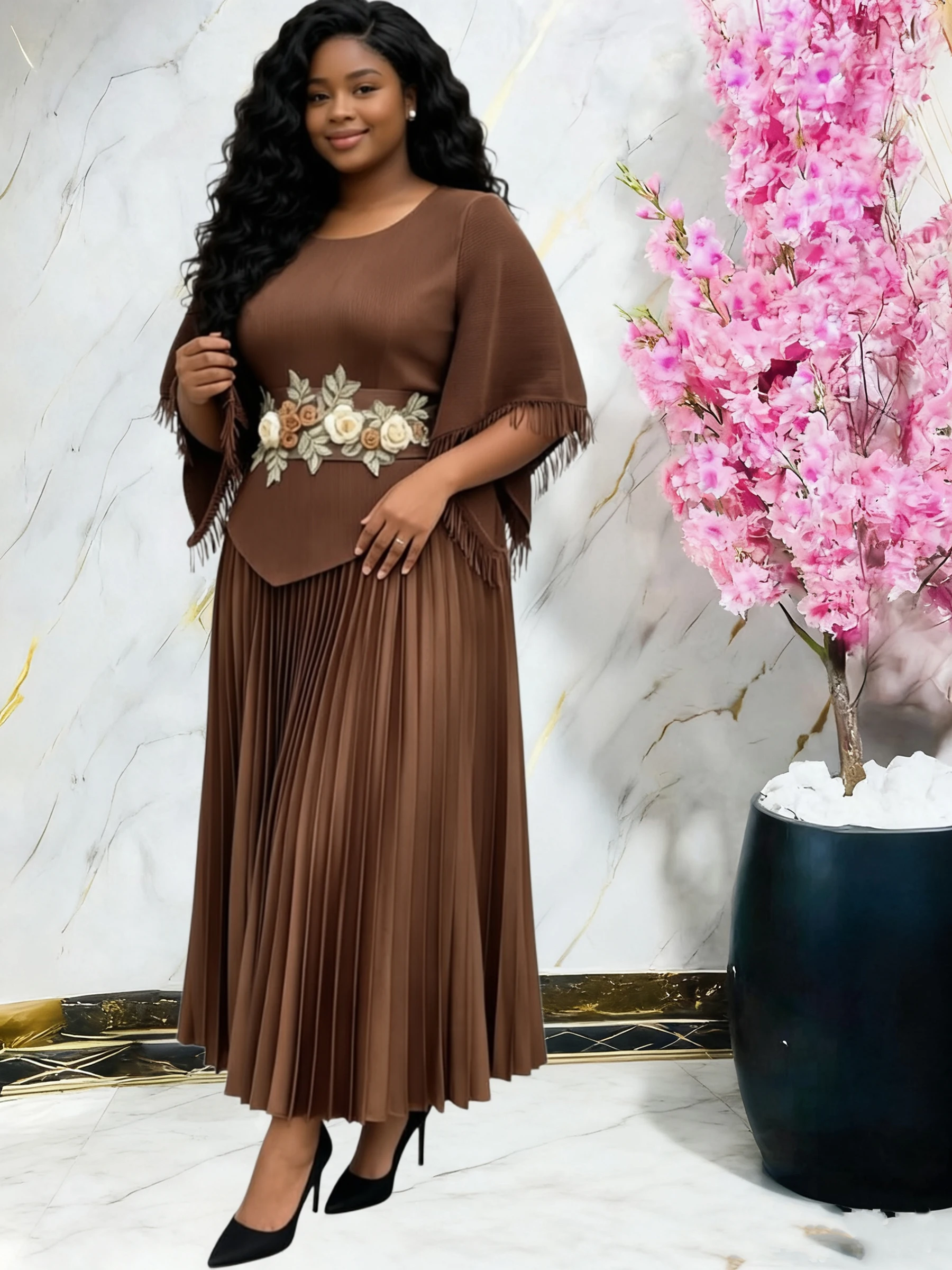 Traditional Dress Outfits Dashiki Robe Africaine African Dresses Clothes for Woman Church Elegant feminine Evening Dresses 2026