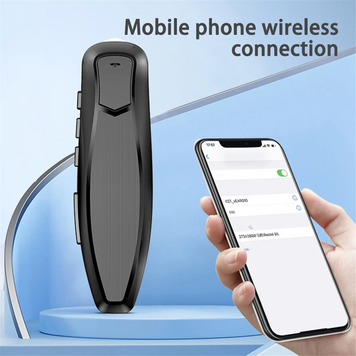 Walkie Talkie Wireless Bluetooth PTT Headset Earpiece Hands-Free K Plug for Microphone Headset -888S K5