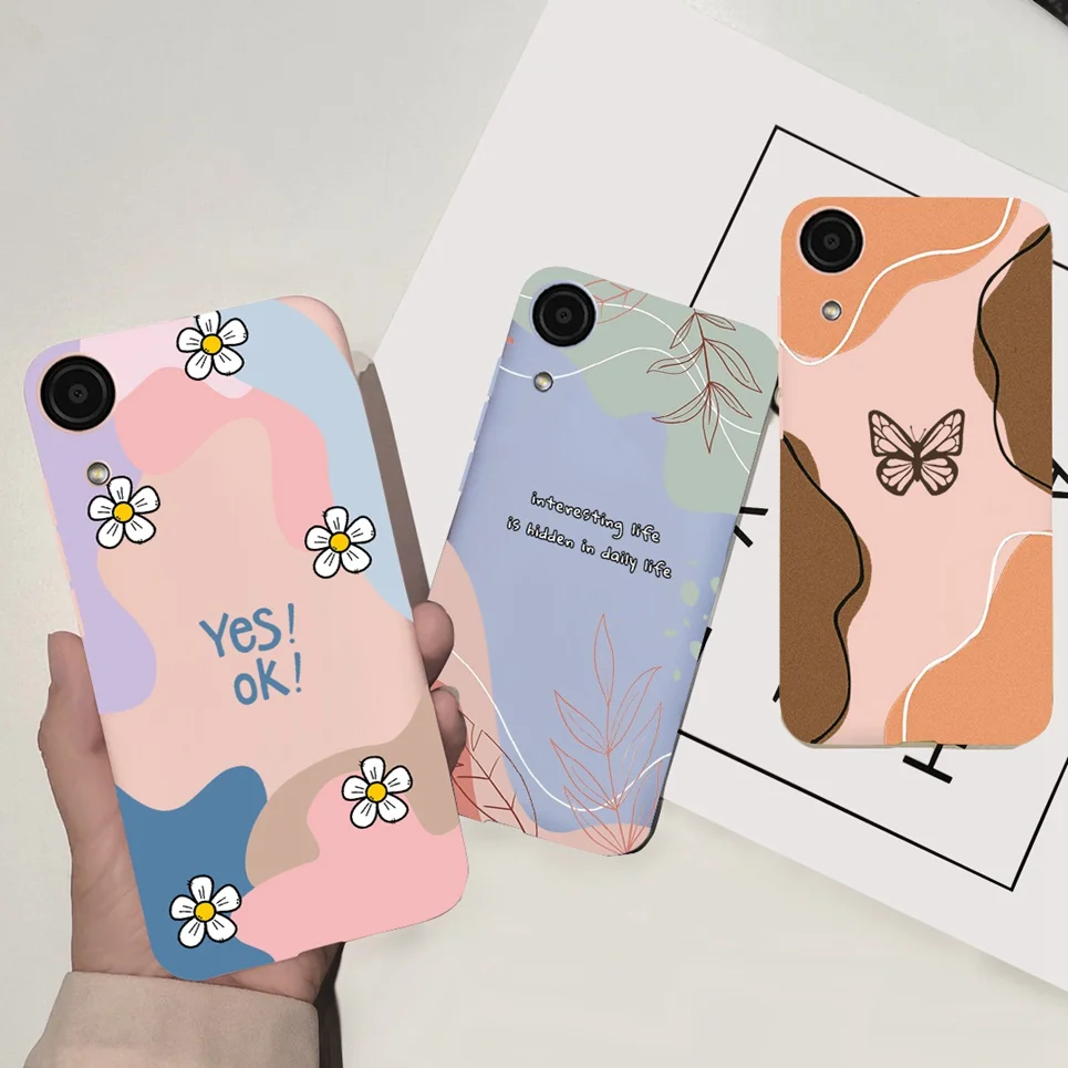 For Samsung A03 Case Candy Cute Soft Silicone Phone Back Cover Cases For Samsung Galaxy A03 A03s A03 Core Funda Slim Housing Bag