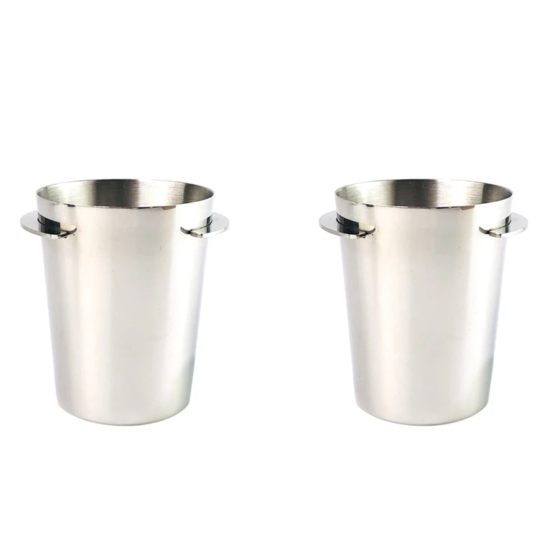 

2X Stainless Steel Coffee Dosing Cup Bean Grinding Machine For 58Mm Espresso Machine Dosing Cup-B