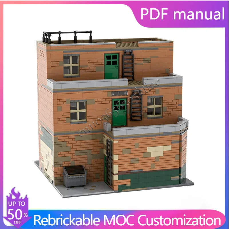 

2541 шт. средневековый роскошный большой стержень модульная модель архитектура строительный блок настроить Diy образование сборка детские игрушки подарки