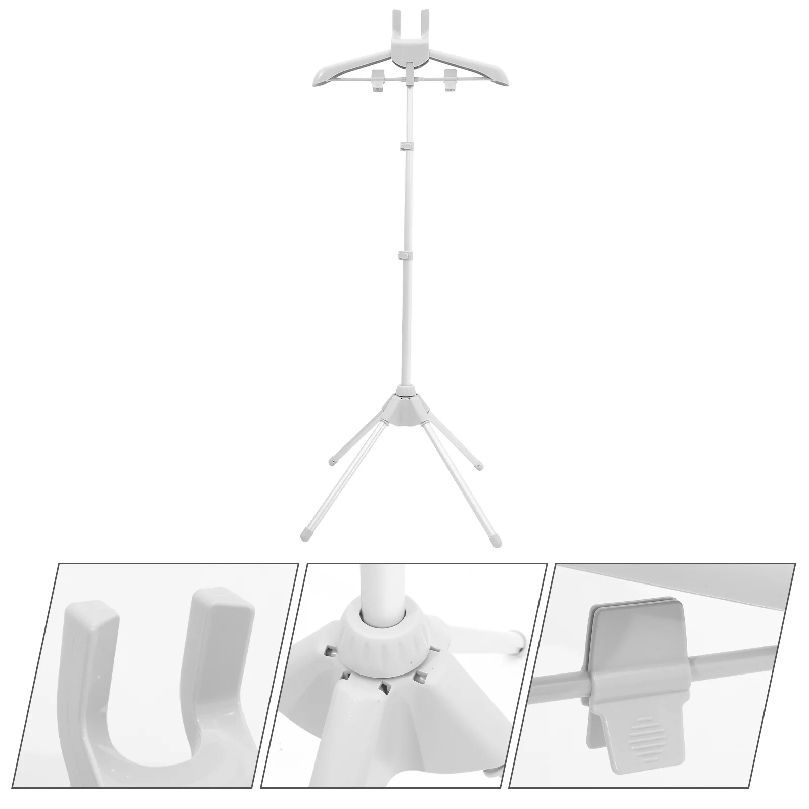 

Hanger Foldable Clothing Shirt Display Stand Rack Steamer for Clothes Iron Ironing