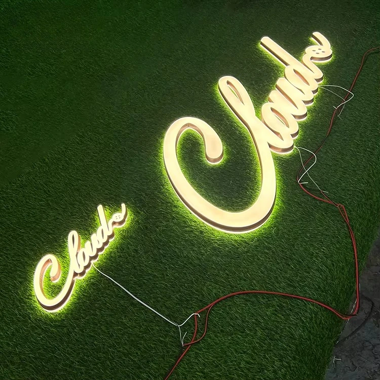 High-quality high-end mini acrylic luminous characters LED lighting characters, mini LED letters