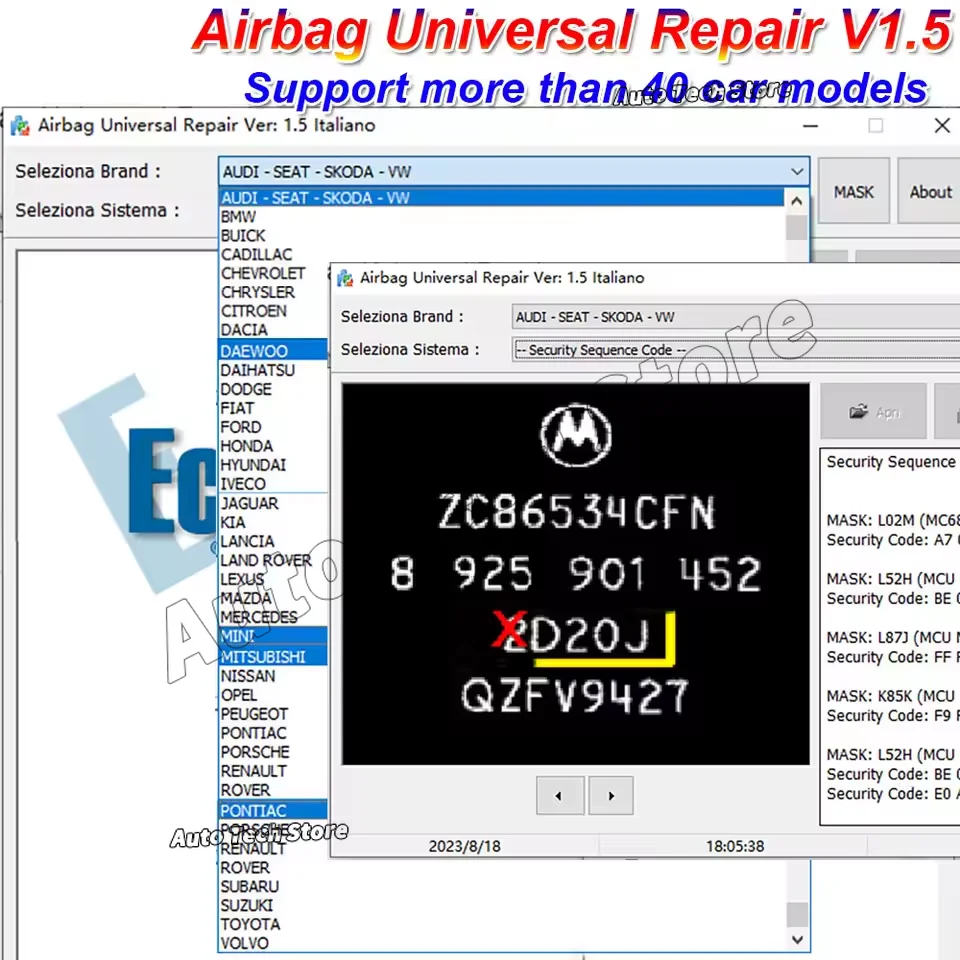 Universal Repair V1.5 Reset Tool ECU Programmer ECU Chip Tuning File Car Diagnostic Software