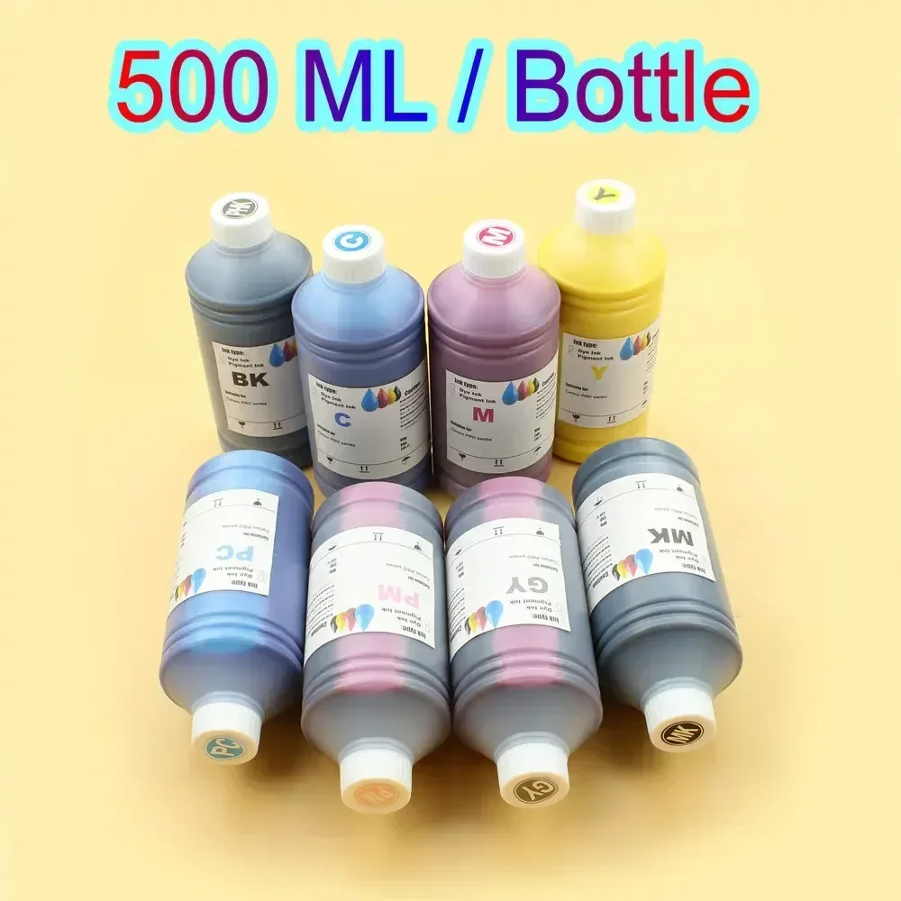 

Принтер 500 мл Refill Dye Bulk Color Dye Ink Print УФ-красящие чернила для Canon PRO 540S 560S PFI 57 Картридж для печати УФ-красителей