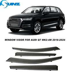 Weather Shield For Audi Q7 MK2-4M 2016 2017 2018 2019 2020 2021 2022 2023 2024 Side Window Visor Rain Awnings Shelter Deflector