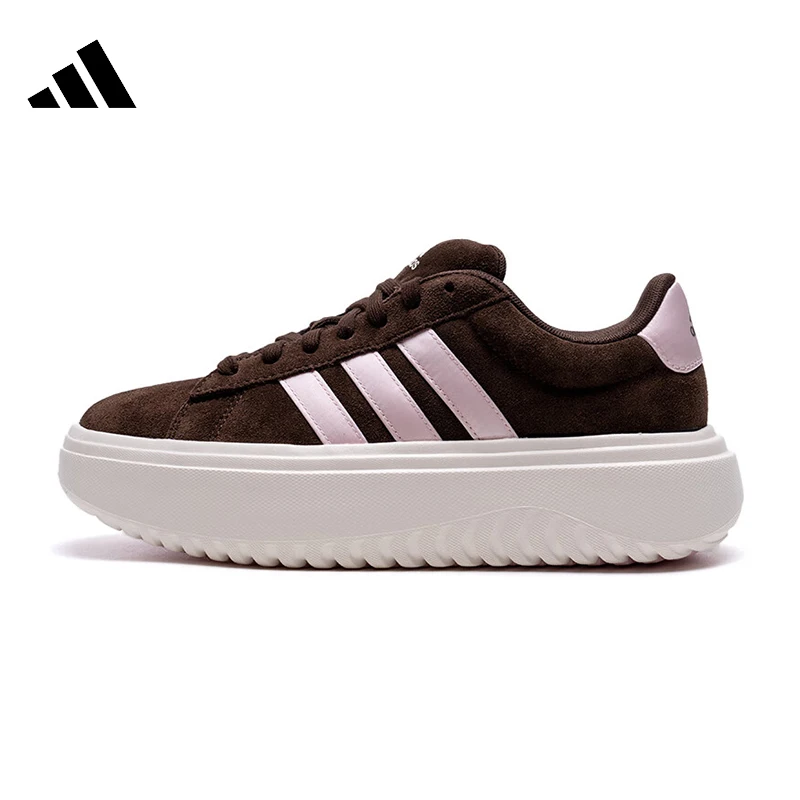 

Adidas Women's GRAND COURT PLATFORMSW FTW Tennis Shoes KI5137