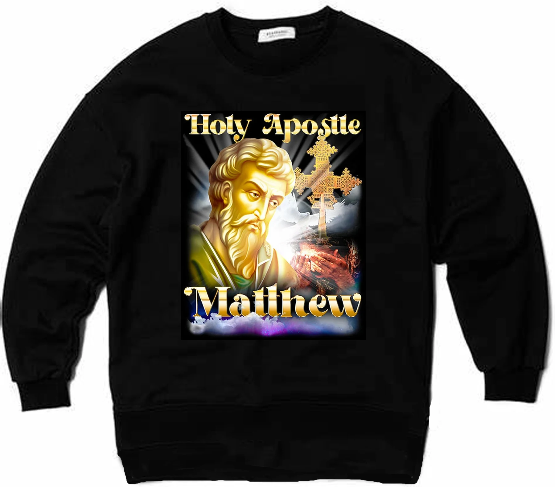 Christian Holy Apostle & Evangelist Saint Matthew Orthodox Pullover Hoodie New 100% Cotton Casual Mens Sweatshirt Streetwear