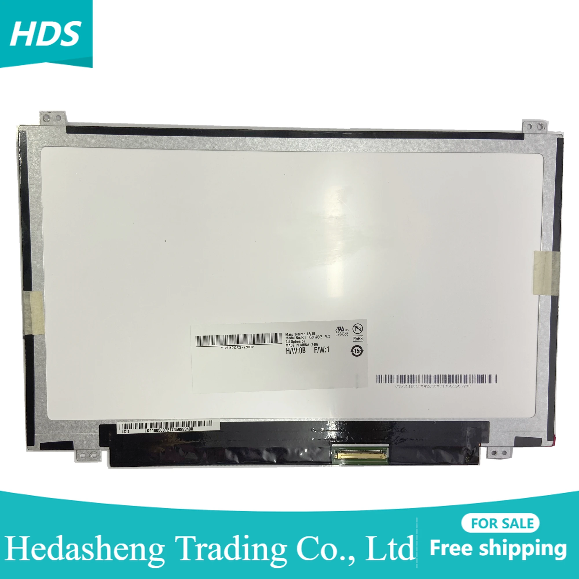 B116XW03 V.2 fit N116BGE-L41 Rev C1 N116BGE-L42 11.6Inch 1366*768 up+down screw holes LVDS 40 PIN LED Screen