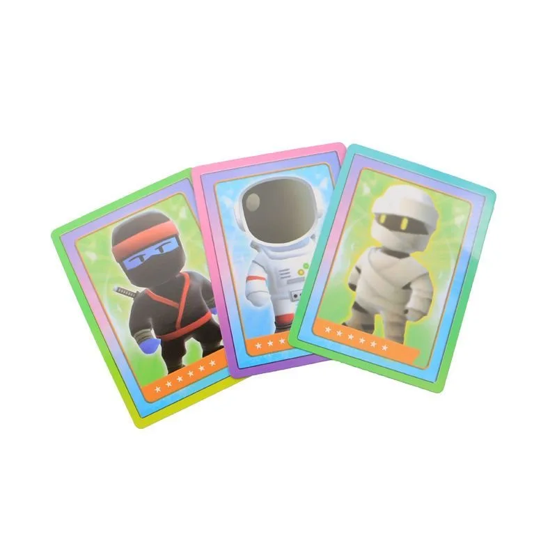 Random Stumble-Guys Action Figure Card Toys Kawaii Anime Game Character Model Cards 3inch Dolls Collection Kids Gifts