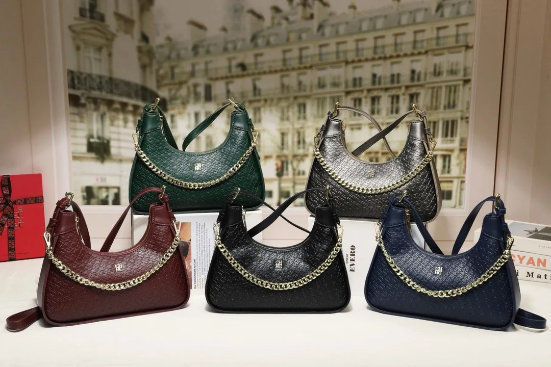 

CH модная классическая однотонная женская сумка через плечо высокого качества с буквенным принтом, легкая роскошная женская сумка через плечо высокого класса