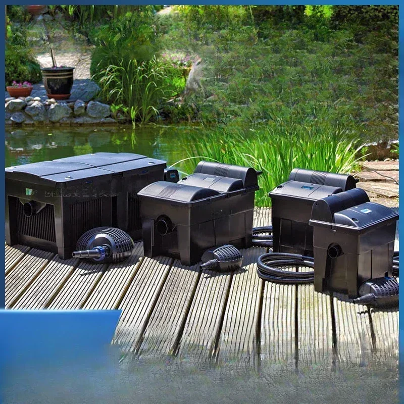 

Fish Pond Filter Water Circulation System Outdoor Courtyard Koi Fish Pond Filter Box Purification Device Equipment