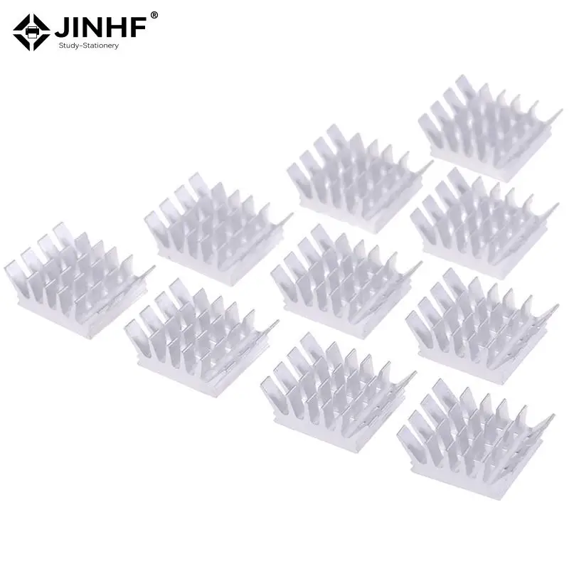 10pcs Radiator Aluminum Heatsink Cooler Radiator Heat Sink For Motherboard DDR VGA RAM Memory IC Chipset Cooler Computer Parts