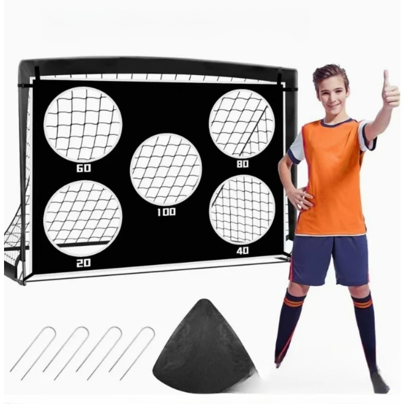 Weatherproof Football Goal with Wall Design Portable Outdoor Play Equipment