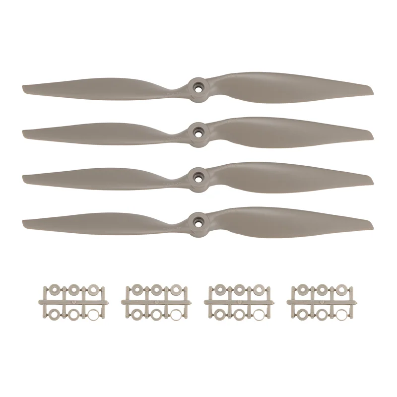 ABUM-4PCS RC Propellers CW 12X6 Inch For Airplane With Adapter Rings