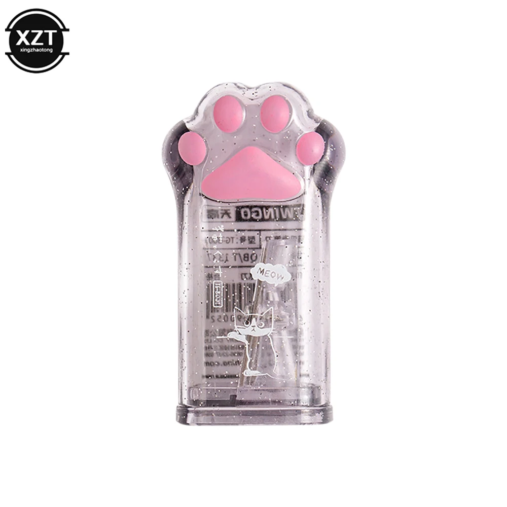 Cute Creative Cat Pencil Sharpener Stationery Kawaii Girl Heart High Beauty Cat Claw Pencil Sharpener School Supplies