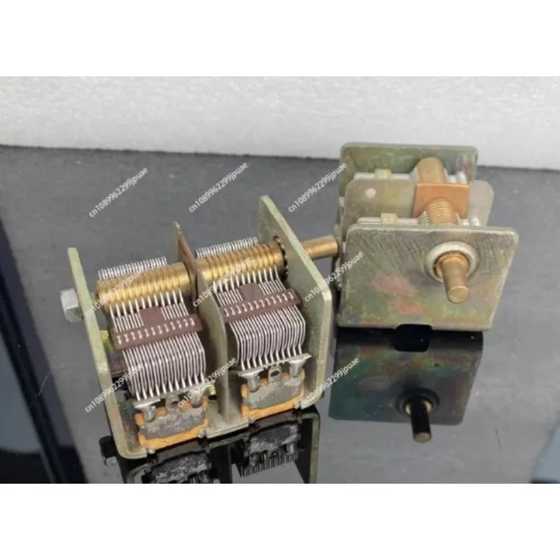 Dual Variable Adjustable Capacitor CB-2-365 Left And Right 2-Pack 20PF-365PF for 711 Tube Radio Electronic Component 1PC