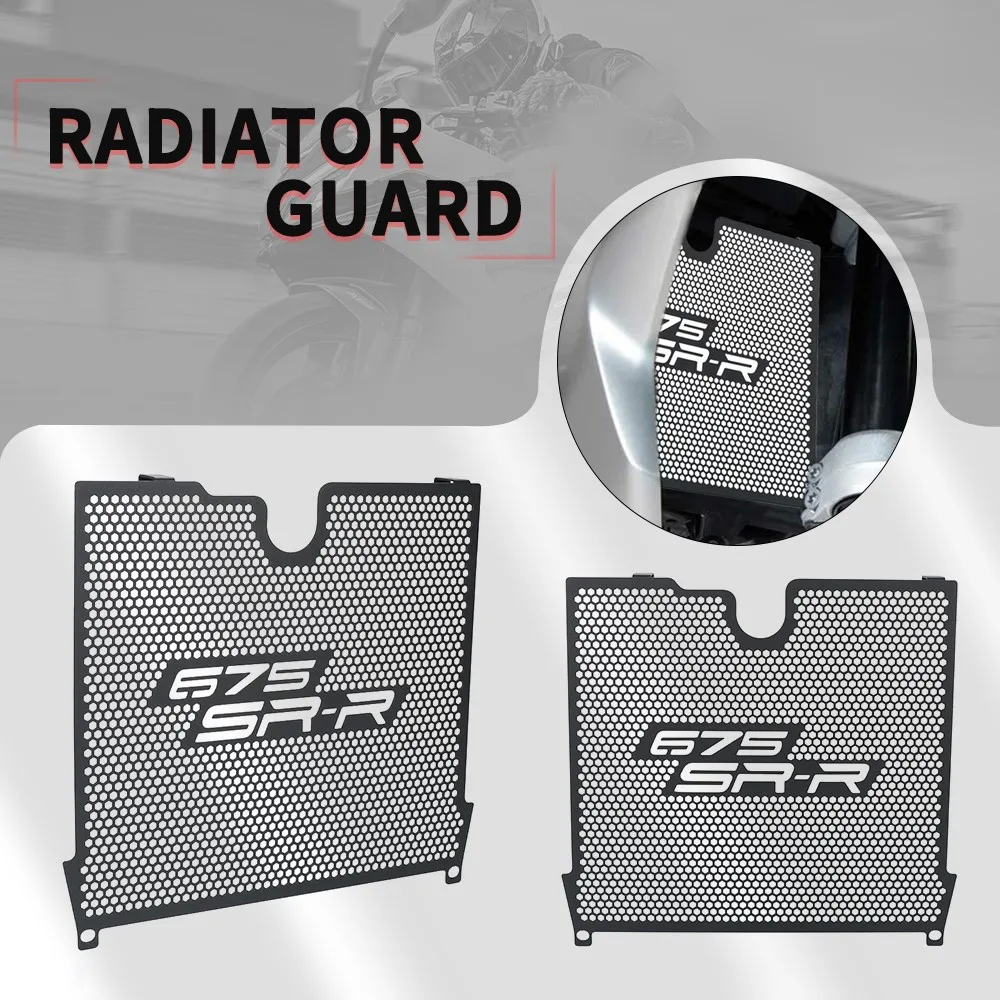 

2026 2025 Motorcycle For CFMOTO CF MOTO 675SR-R 675SS 2024-2026 Radiator Grill Guard Cover Engine Cooling Protector 675 SRR SS