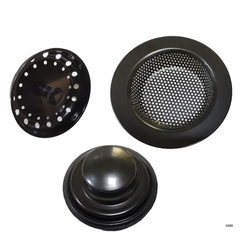 Anti Clogging Sink Filter/Stopper/Cover/3pcs Universal Kitchen Sink Garbage Disposal Cap Hassle Frees Installation