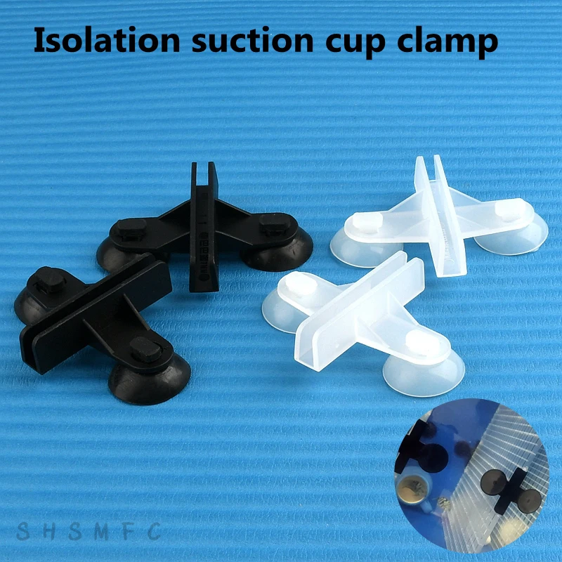 

2~8 PCS Isolation Clip Baffle Clip Aquarium Fitting Suction Cup Clamp Partition Plate Glass Clamp Fish Tank Suction Cup Clamp