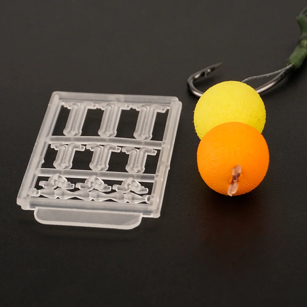 Hirisi TS108 6-teiliges Karpfenangel-Haarrig-Set, vorgebundener Haken mit beschichteter Schnur, Widerhaken, Anti-Tangle-Karpfenangel-Endgerät – Detail 8