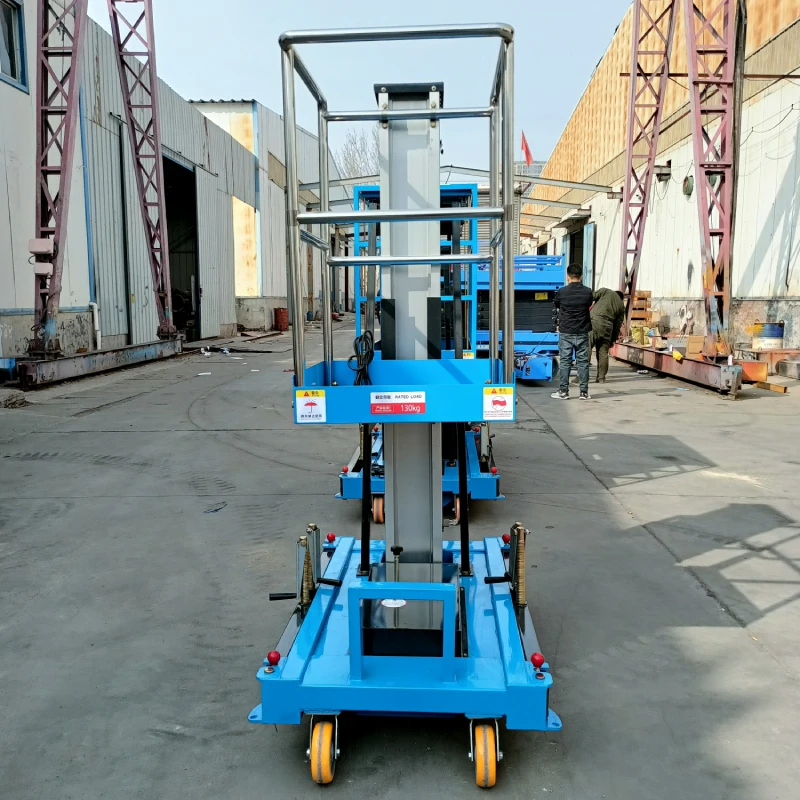 Electric Hydraulic Aluminum Alloy Mobile Lifting Platform Elevator for High-altitude Operations