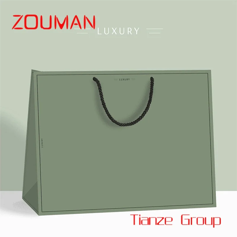 Custom , Customized Printed Luxury Famous Shopping Paper Bags Gift Packaging Bags With Your Own Logo