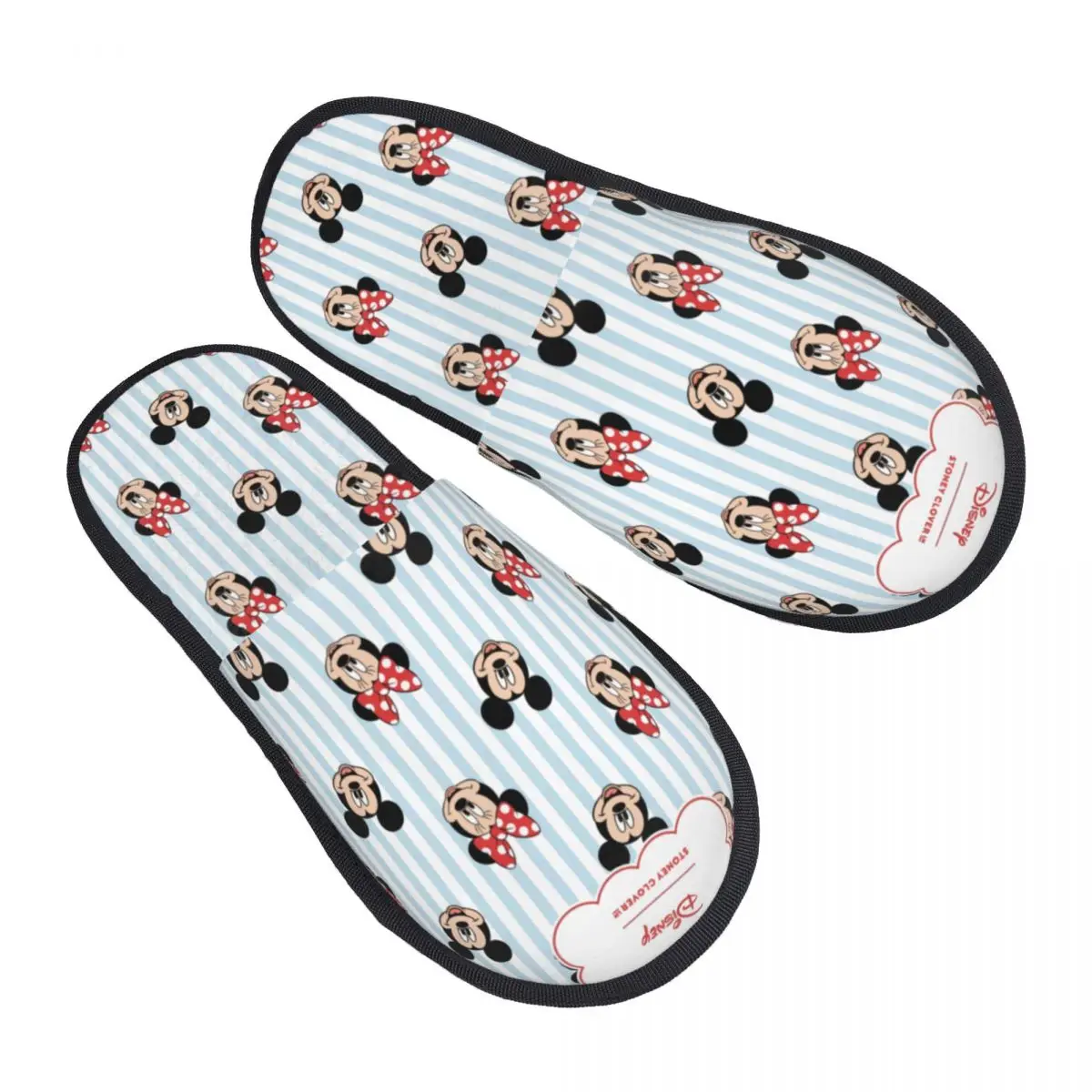 

Американские анимационные тапочки с Микки Маусом для женщин, уютные тапочки из пены с эффектом памяти, тапочки для отеля