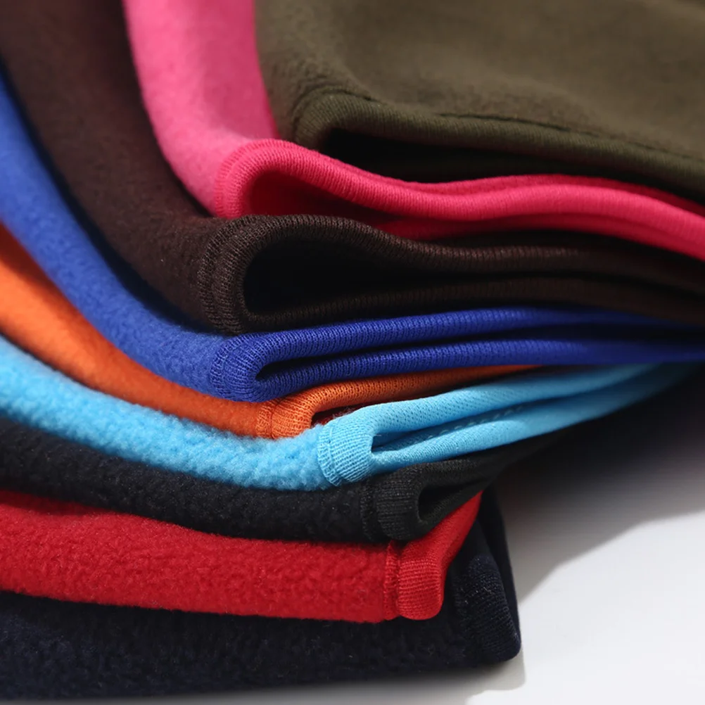 

Cycling Hooded Scarf Hat Unisex Winter Outdoor Thickened Woolen Cap Cold Protection Neck Warmer Ski Running Black