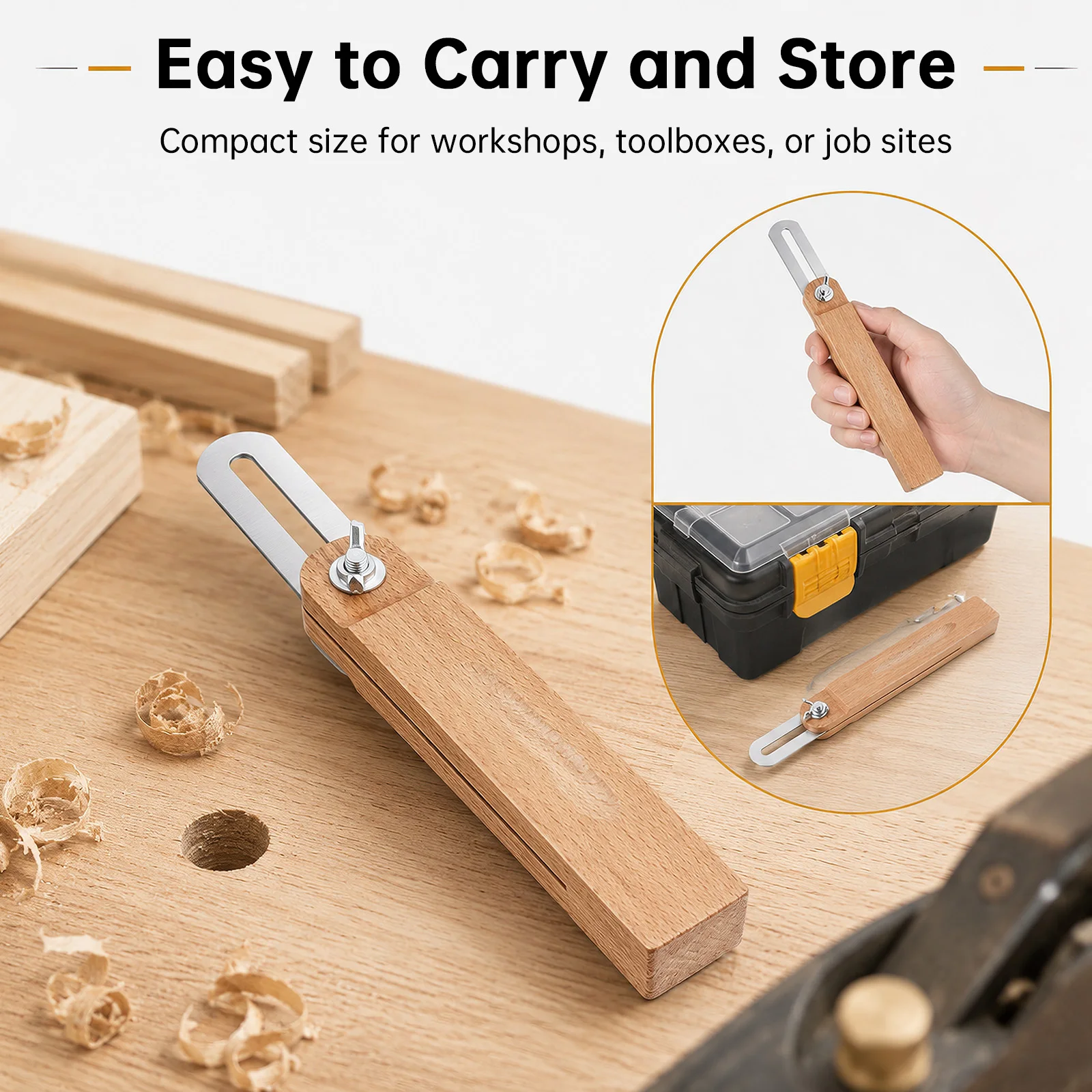 360 Degree Angle Ruler Marking Gauge Protractor Multi Sliding T Bevel Angle Finder for Carpenter Measuring Tool Wood Handle view 5