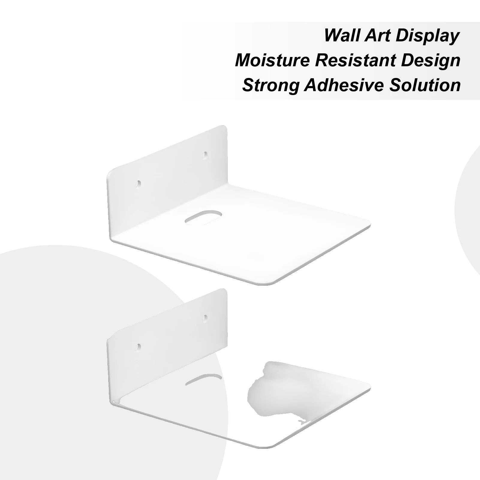 Полка для камеры, настенное крепление, 2 шт., маленькая подставка для камеры безопасности, домашние полки для телефона, маршрутизатора, проектора, монитора, детской спальни