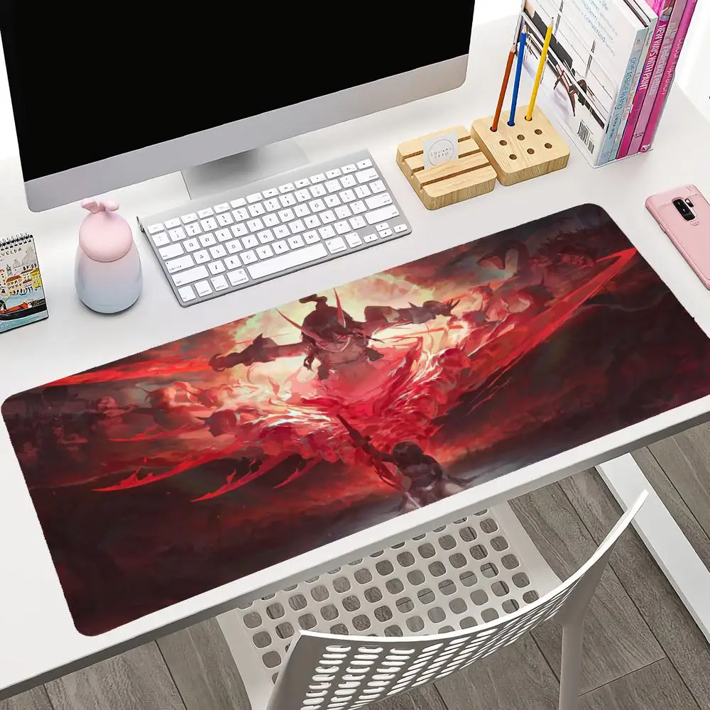 Game Anime Onmyoji Mousepad Large Gaming Mouse Pad LockEdge Thickened Computer Keyboard Table Desk Mat