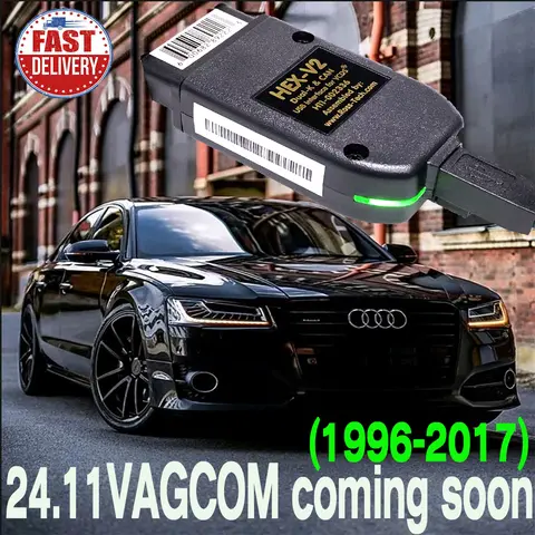 VAG COM 24.12 스캐너 도구, VAG KKL VAGCOM 케이블, OBD2 진단 케이블, 다국어 스캐너, VCDS HEX V2 VAG COM, 2025 최신