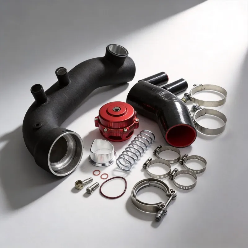 N54 Turbo Charge Pipe with BOV Kit Fits for BMW N54 Engine 135i 135is DCT/MT 335i XDrive Convertible AT/MT 1M Blow Off Valve