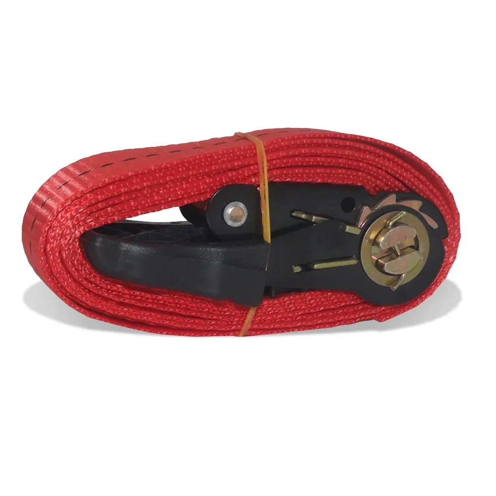 5 m langer Spanngurt mit Ratschenverschluss für den Gütertransport, Spannseil für den Transport von Gepäck und Waren, Outdoor-Camping – Detail 20