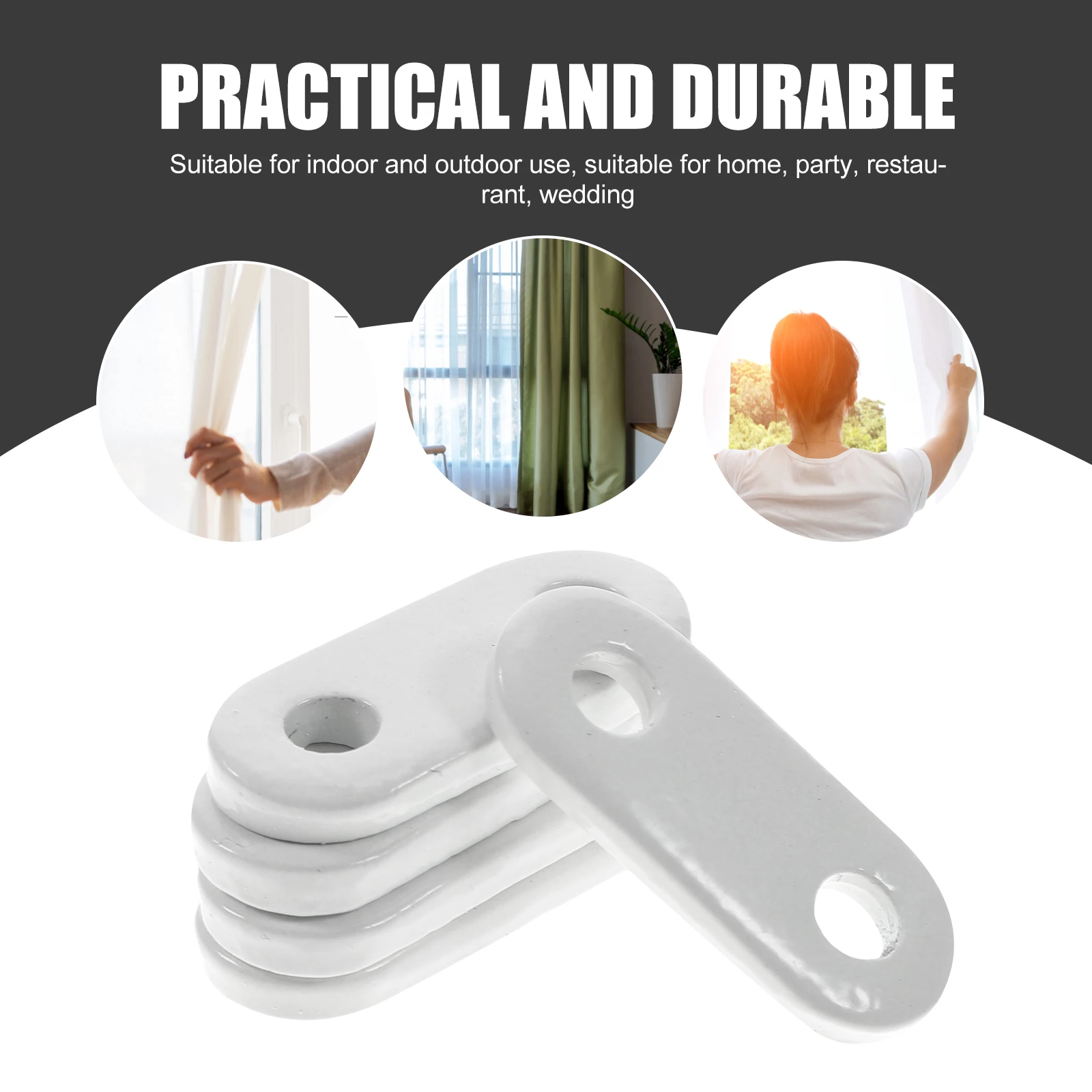 

12Pcs Curtain Weights Heavy Duty Drapery Iron Weight for Window Shower Curtain Bottom Outdoor Indoor Use Dress Weights Small